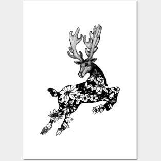 Christmas Reindeer Posters and Art